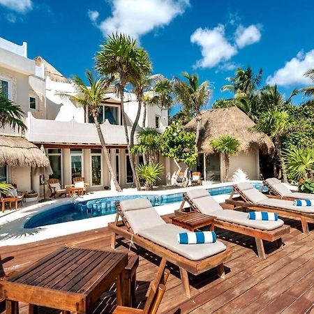 Luxury 5-Br Beachfront Home In Tulum Casa Sofia Gato Екстер'єр фото