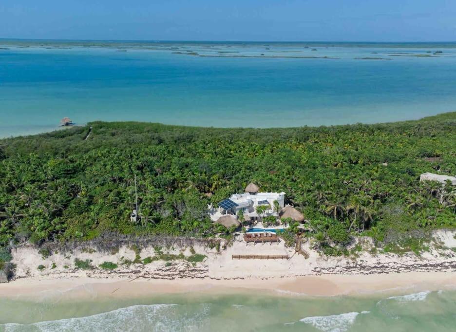 Luxury 5-Br Beachfront Home In Tulum Casa Sofia Gato Екстер'єр фото