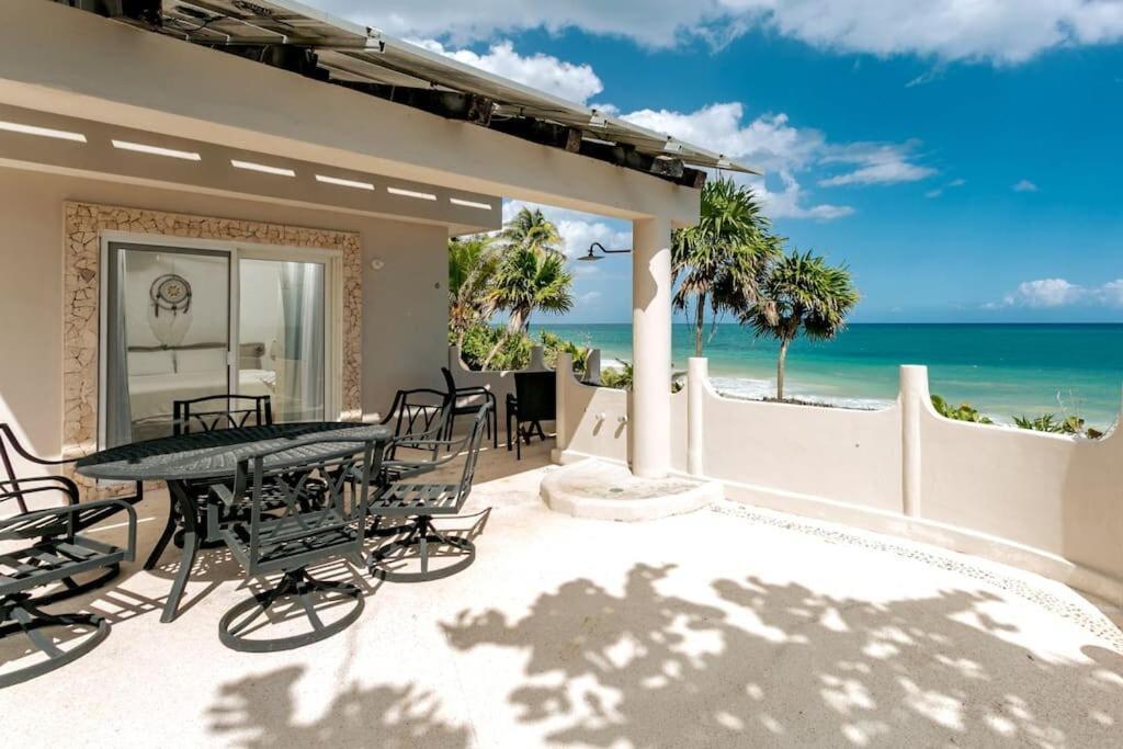 Luxury 5-Br Beachfront Home In Tulum Casa Sofia Gato Екстер'єр фото