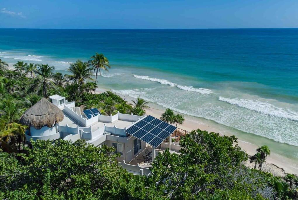 Luxury 5-Br Beachfront Home In Tulum Casa Sofia Gato Екстер'єр фото