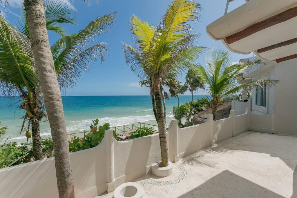 Luxury 5-Br Beachfront Home In Tulum Casa Sofia Gato Екстер'єр фото