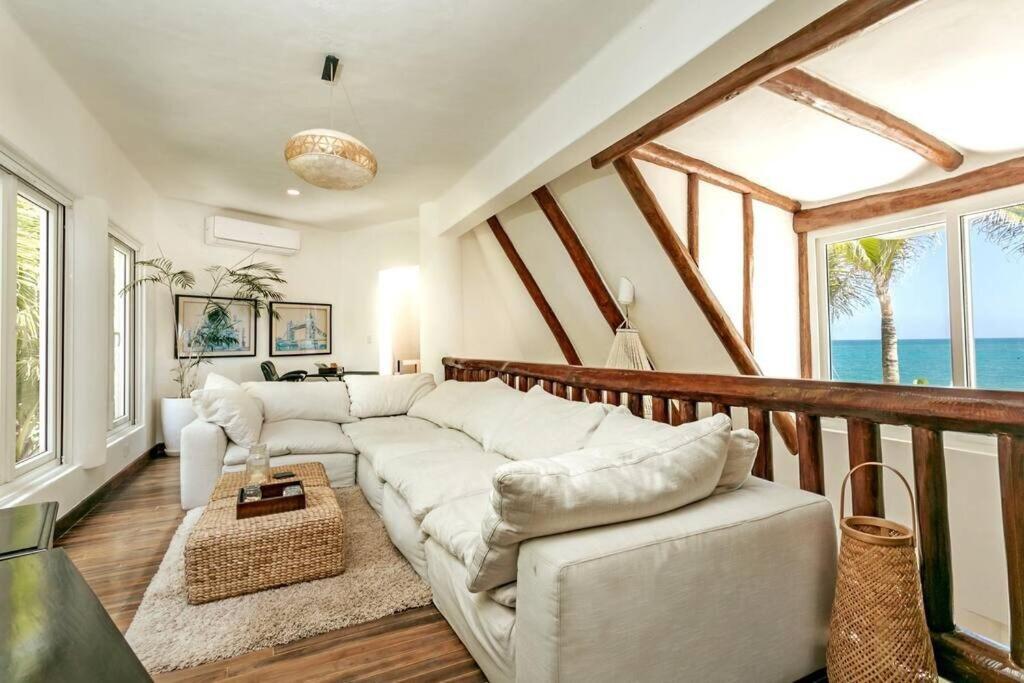 Luxury 5-Br Beachfront Home In Tulum Casa Sofia Gato Екстер'єр фото