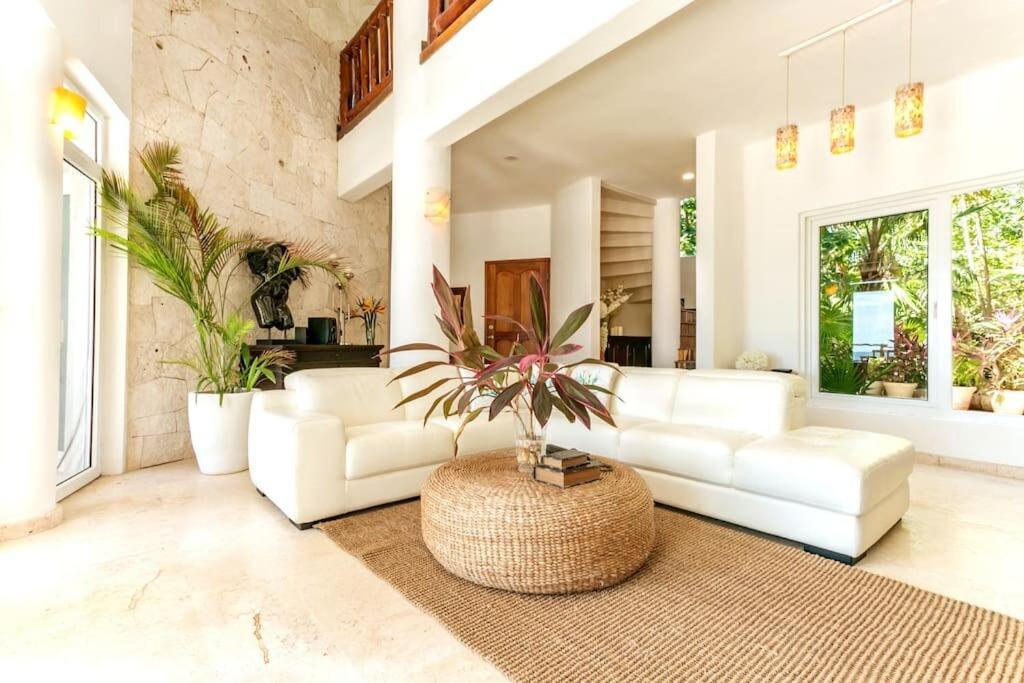 Luxury 5-Br Beachfront Home In Tulum Casa Sofia Gato Екстер'єр фото