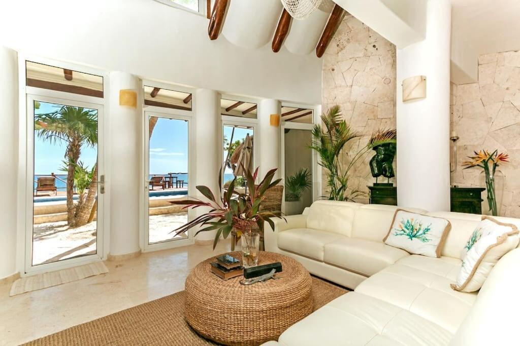 Luxury 5-Br Beachfront Home In Tulum Casa Sofia Gato Екстер'єр фото