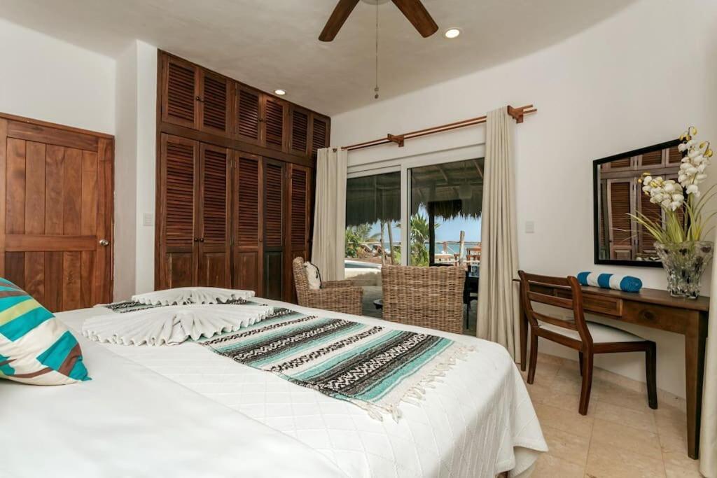 Luxury 5-Br Beachfront Home In Tulum Casa Sofia Gato Екстер'єр фото